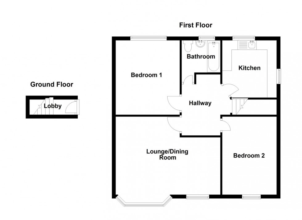 Floorplan for Northway, London Park, Mirfield