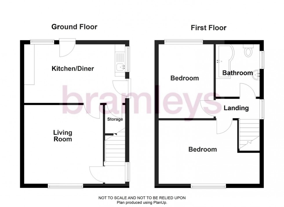 Floorplan for Ovenden Close, Halifax