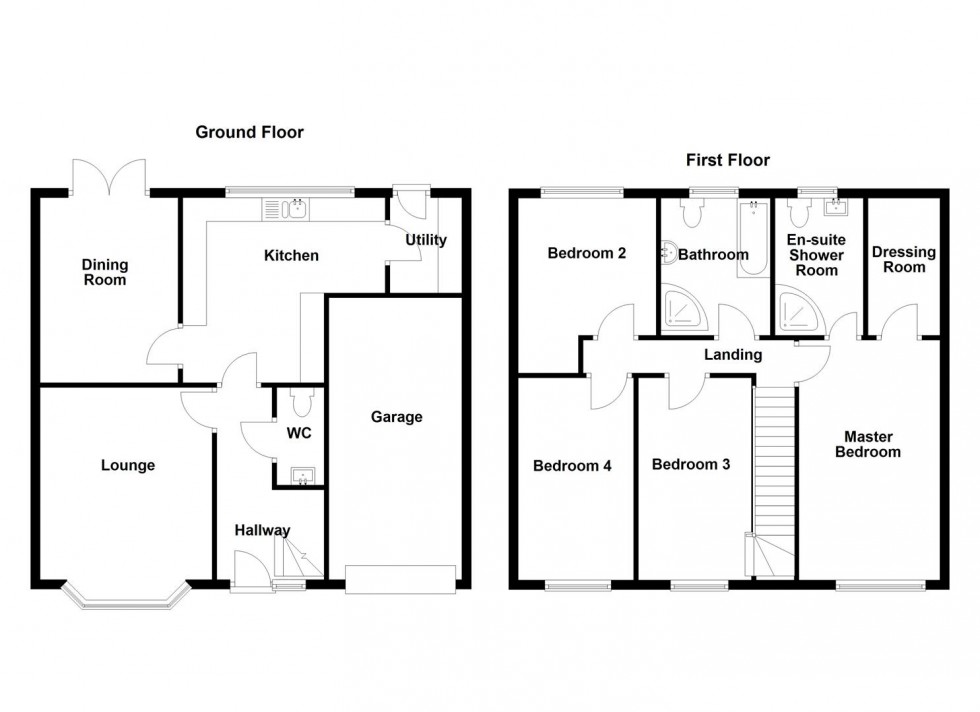Floorplan for Lee Green, Mirfield