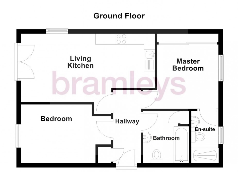 Floorplan for Bishopdale Court, Halifax