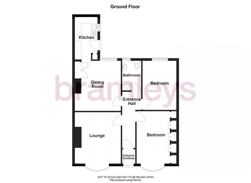 Floorplan for Hawes Crescent, Bradford