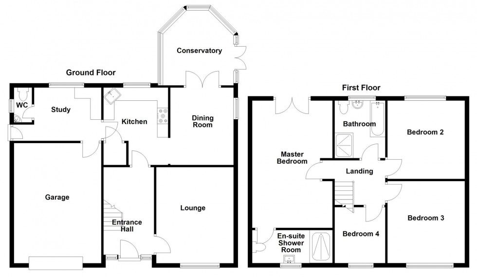 Floorplan for St. Marys Walk, Mirfield