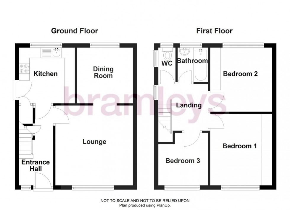 Floorplan for Green Gardens, Golcar, Huddersfield