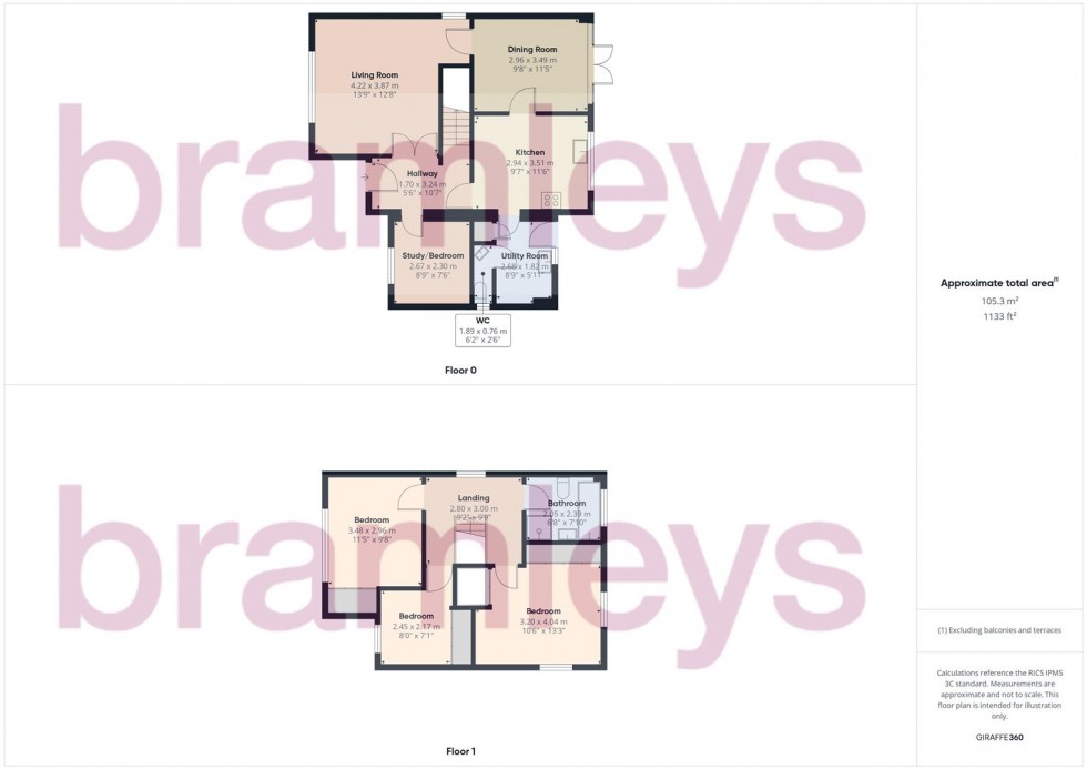 Floorplan for Towngate, Kirkburton, Huddersfield