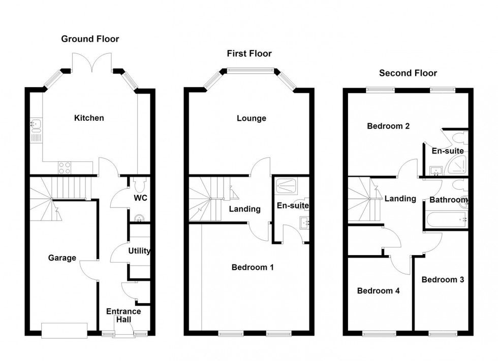 Floorplan for Spring Place Gardens, Mirfield