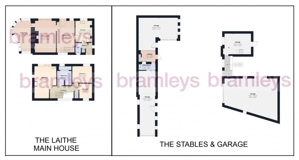 Floorplan for Cold Hill, Berry Brow, Huddersfield