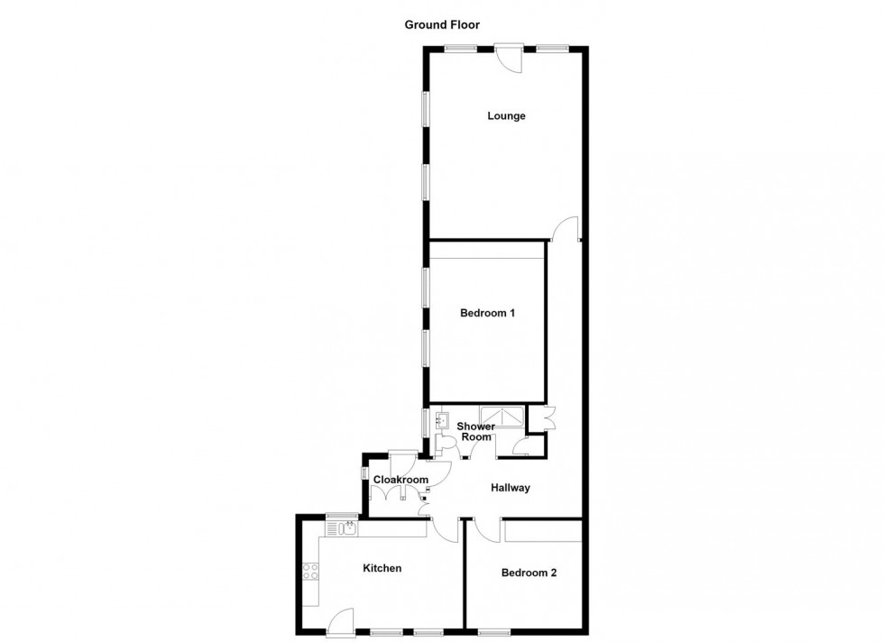 Floorplan for The Mews, Over Hall Park, Mirfield