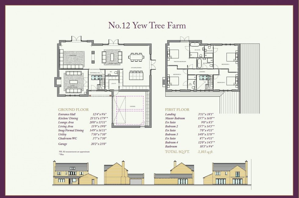 Floorplan for The Village, Farnley Tyas, Huddersfield
