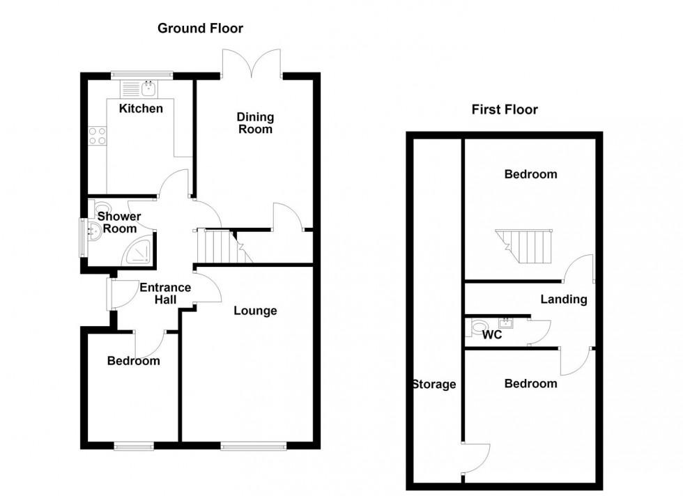 Floorplan for Farrar Avenue, Mirfield
