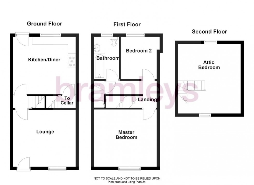Floorplan for Upper Lane, Emley, Huddersfield