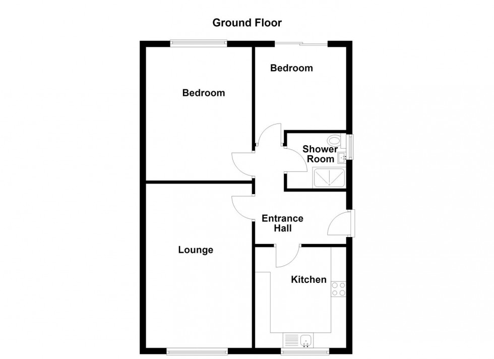 Floorplan for Fountain Close, Liversedge