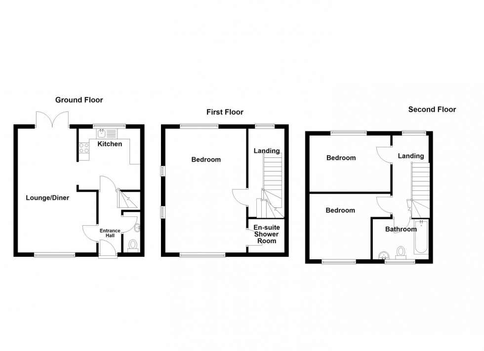 Floorplan for Covey Clough Court, Mirfield