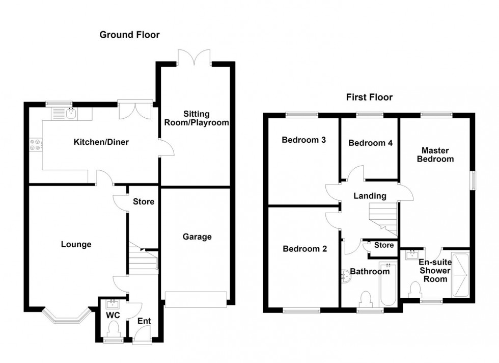 Floorplan for Huddleston Court, Mirfield