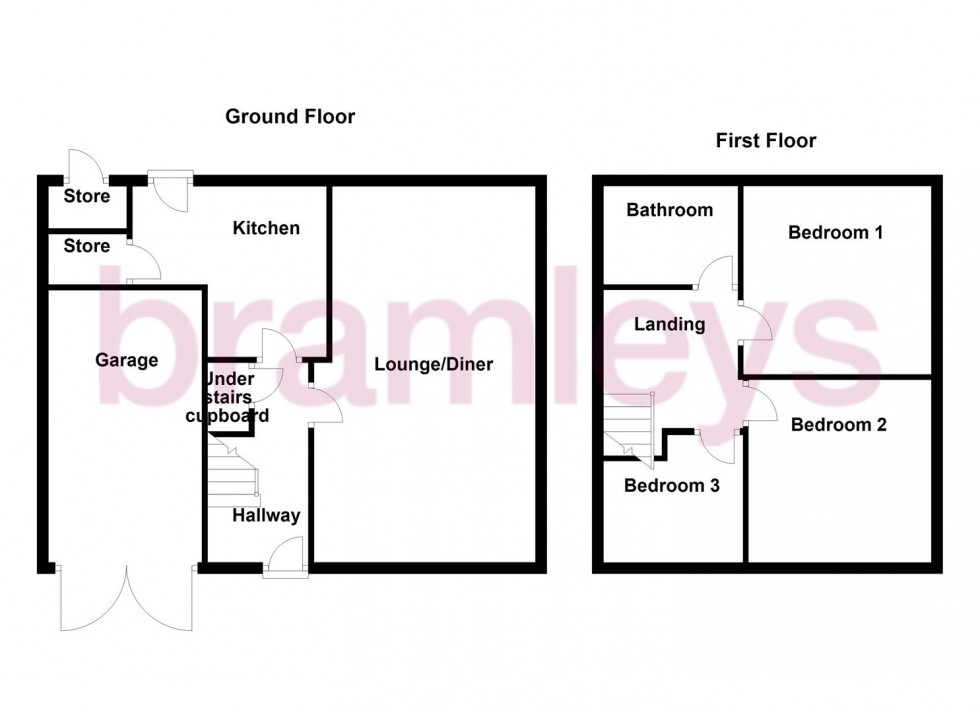 Floorplan for Lea Street, Lindley, Huddersfield